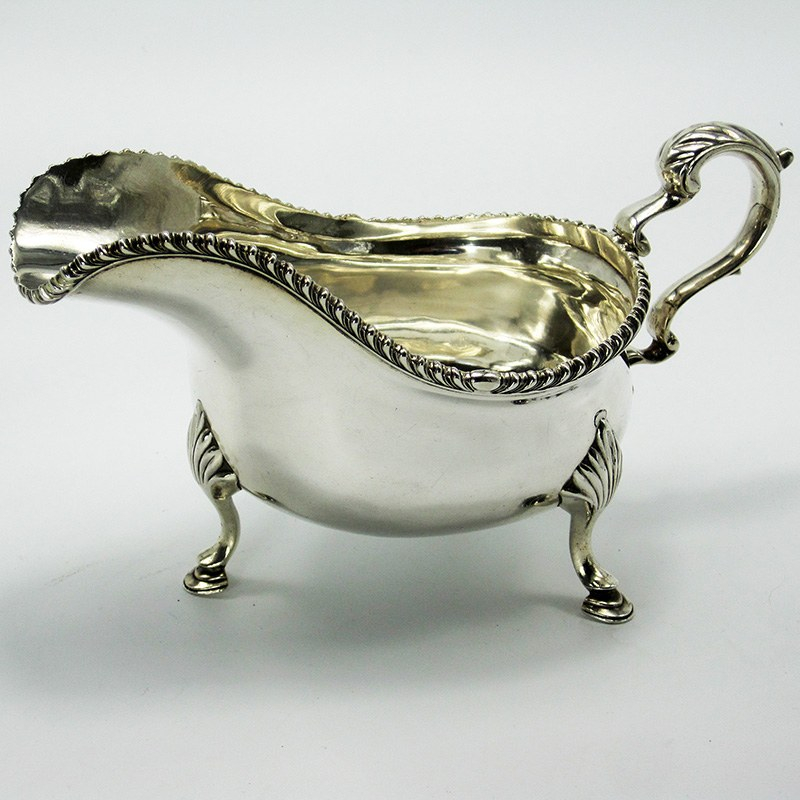 Vintage Silver George III Style Sauce Boat (1937)