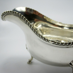 Silver George III Style Sauce Boat
