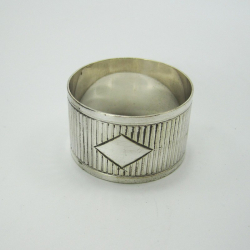 Boxed Set of Six Victorian Silver Plated Napkin Rings