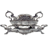 French Silver Plate Jardiniere and Ornate Base