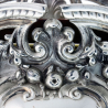 French Silver Plate Jardiniere and Ornate Base