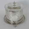 Good Quality Victorian Silver Plated Biscuit or Trinket Box (c.1890)