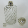 Beautiful Victorian French Baccarat Silver Perfume Bottle