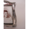 Charming Edwardian Silver Photo Frame with Oak Easel Stand Back