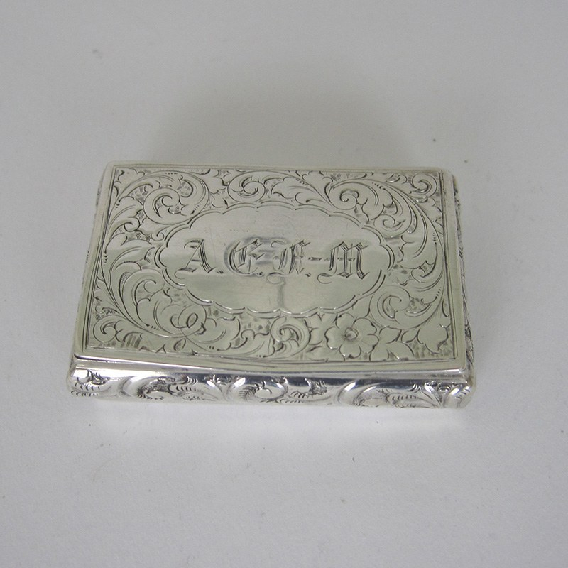 Charming Small Victorian Silver Pill Box (c.1892)