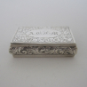 Charming Small Victorian Silver Pill Box