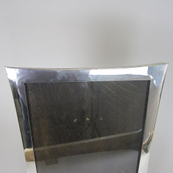 Large Shaped Plain Rectangular Silver Photo Frame