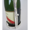 Victorian Silver Plated Champagne or Wine Pourer with Scroll Extendable Locking Handle