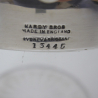 Hardy Brothers Clear Glass and Silver Plate Barrel or Ice Pail
