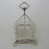 Late Victorian Henry Wilkinson Silver Plated Toast Rack