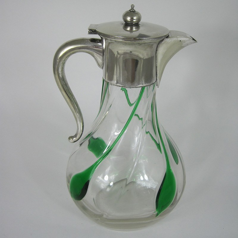 Arts and Crafts Style John Grinsell & Son Silver Plated Claret Jug