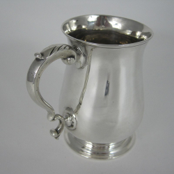 Good Condition George III 3/4 Pint Silver Mug