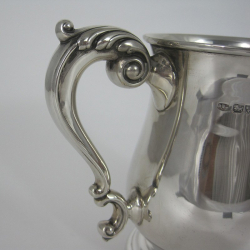 Edwardian Chester Silver Pint Size Mug