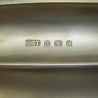 Large Edwardian Torpedo Shaped Silver Cigar Case