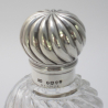 Unusual Design Victorian Sampson Mordan & Co Silver Perfume Bottle