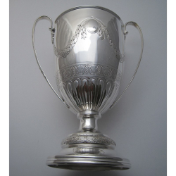 Impressive Large Victorian Silver Plated Trophy or Presentation Cup