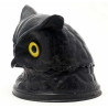 Victorian Style Bronze Owl Ink Stand Statue with Glass Eyes