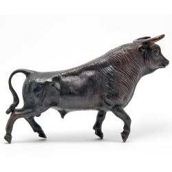 Handsome Bronze Model of a Standing Bull Statue