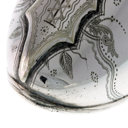 Antique Silver Plate Shoe Shaped Spoon Warmer