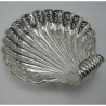 Late Victorian Silver Shell Formed Dish