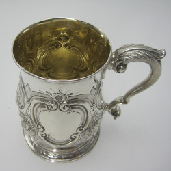 Good Quality George III Silver Pint Mug (1771)