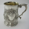 Good Quality George III Silver Pint Mug