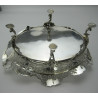 Impressive Antique Oval Silver Bowl or Dish