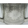 Victorian Silver Loving Cup with Three Squared Engraved Handles
