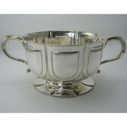Antique William Comyns Silver Trophy or Rose Bowl (1905)