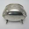 Decorative Continental Victorian Silver Tea Caddy or Sugar Box