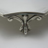 Silver Square Shaped Salver Chippendale Style Raised Border