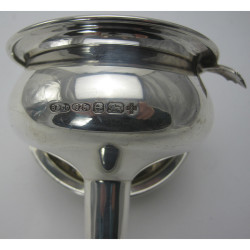 Very Good Quality Good Gauge Silver Wine Funnel
