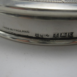 Art Deco Style Circular Silver Dressing Table Jar