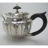 Charming Late Victorian Bachelor Size Silver Teapot