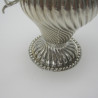 Victorian Silver Cream Jug with Punch Beaded Border