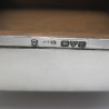 Plain Silver Cushion Shape Chester Silver Jewellery or Trinket Box