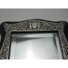 Victorian Silver Dressing Table Mirror with Cast Border