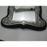 Victorian Silver Dressing Table Mirror with Cast Border