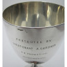 Victorian Silver Goblet with a British Army Crest