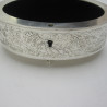 Victorian French Silver Plated Oval Jewellery or Trinket Box
