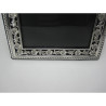Good Quality Victorian Silver Photo Frame with Pierced Border