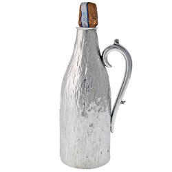 Antique Silver Plate Champagne or Wine Bottle Holder