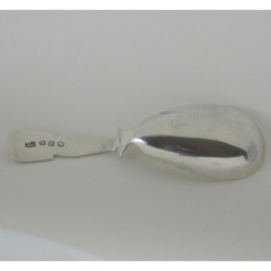Unusal Large Size Georgian Tea Caddy Spoon