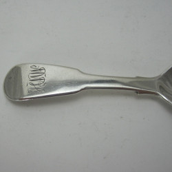 William Bateman Georgian Silver Tea Caddy Spoon