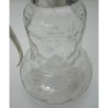 Charming James Dixon & Son Silver claret Jug with Flat Hinged Lid
