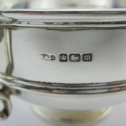 Plain Edwardian Silver Rose Bowl or Trophy