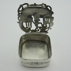 Good Quality Victorian Silver Potpourri or Jewellery Box