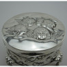 Reynolds Angel Embossed Silver Jewellery or Trinket Box