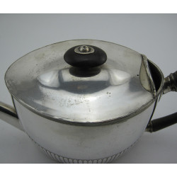 Unusual Georgian Old Sheffield Plate Argyle Style Tea Pot