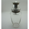Vintage James Dixon & Son Glass and Silver Plated Cocktail Shaker (c.1930)